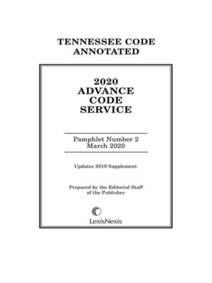 cover image of Tennessee Advance Code Service